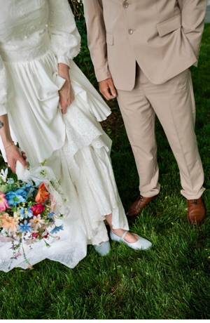 Tall plum and blush floral centerpiece